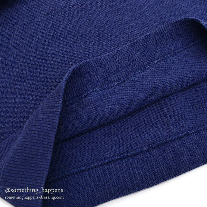 1980's PATAGONIA HEAVY WEIGHT COTTON POLO SWEATER...M
