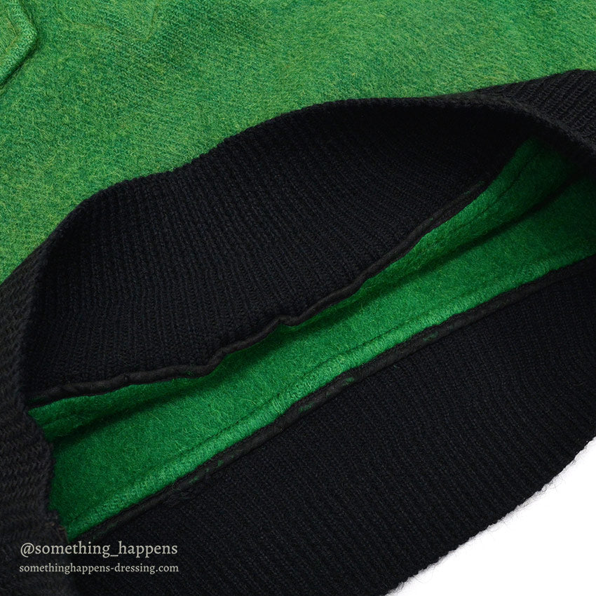1920's HUDSON'S BAY COMPANY TWO-TONE WOOL JACKET / CHIN STRAP...