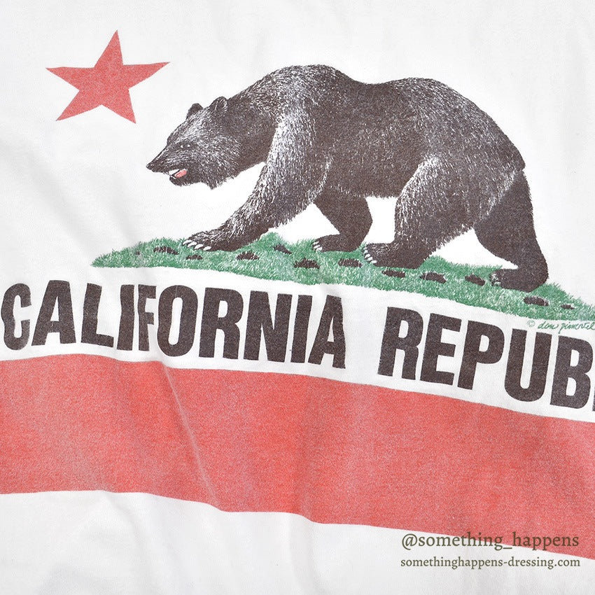 1980's HANES CALIFORNIA REPUBLIC T-SHIRT...L