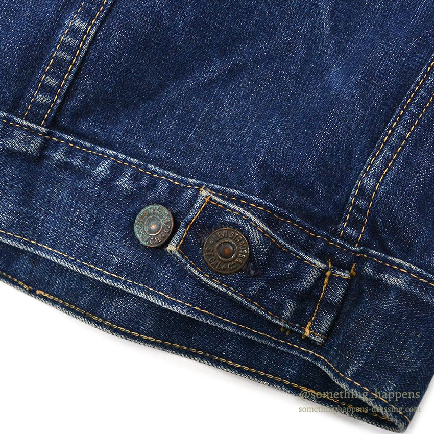 1960s LEVI'S 70505-0217 BIG-E DENIM JACKET / Transition Period ... 50