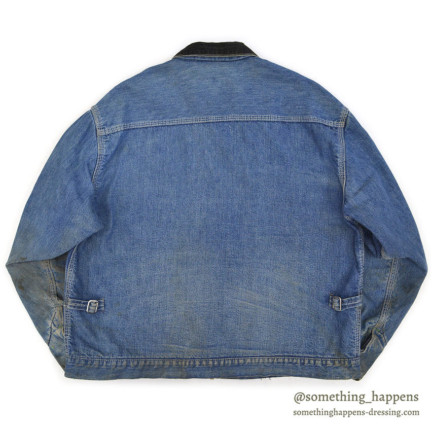 1960's OSHKOSH DENIM JACKET / COTTON FLANNEL BLANKET...