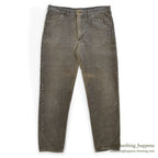 1960's Lee Leens CORDUROY PANTS / TAPERED LEG ... W36/L29