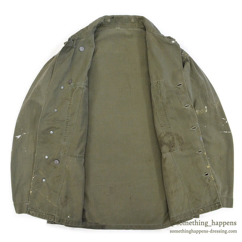 1940's USARMY WW2 M-43 HBT JACKET / PAINT SPLATTER...
