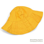 ~1970's DEADSTOCK LLBEAN RAIN HAT / YELLOW ... XL
