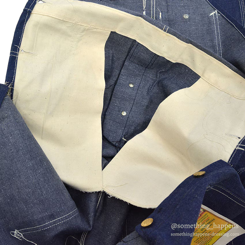 1950's DEADSTOCK SMITH'S DENIM OVERALL ... W40/L29