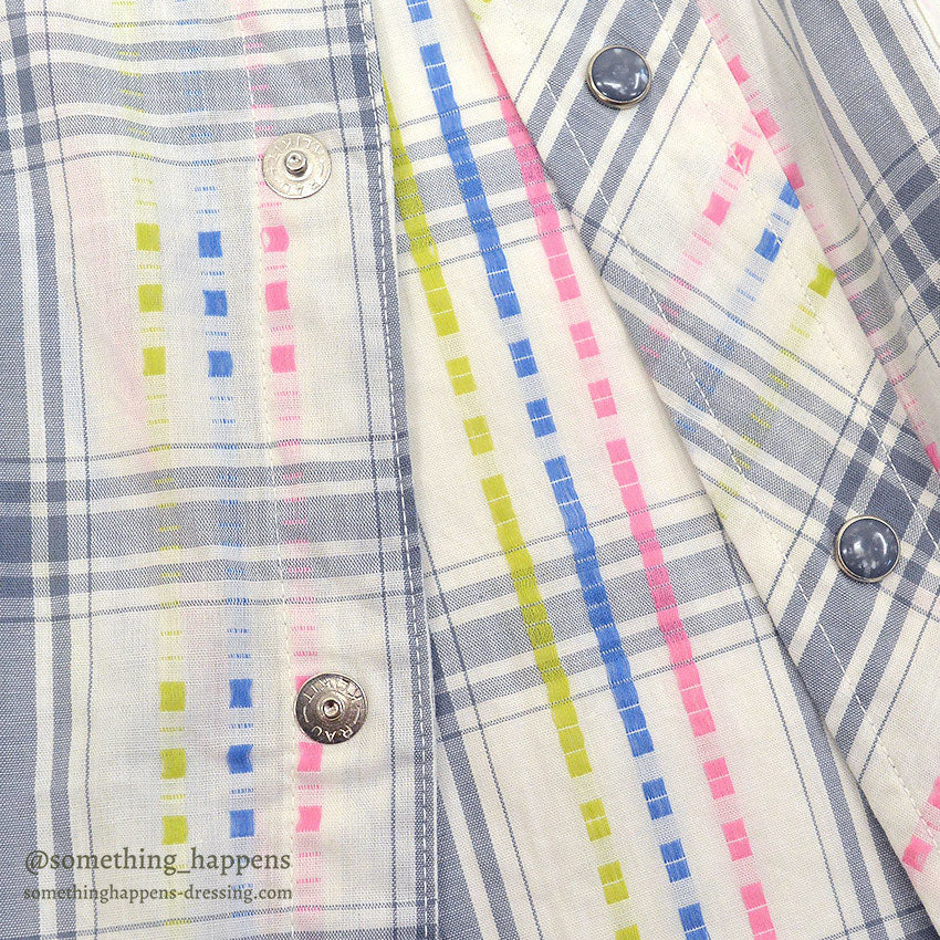 1960's HBARC WESTERN SHIRT / GREAT COLOR... 16 1/2
