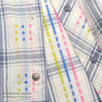 1960's HBARC WESTERN SHIRT / GREAT COLOR... 16 1/2