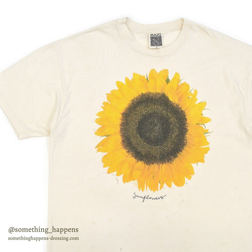 1990's MAZE SUNFLOWER T-SHIRT...XL