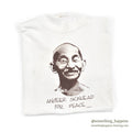 1990's Gandhi PRINT T-SHIRT / HUGE SIZE...