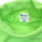 1980's~ MEISTER LIME GREEN TURTLE NECK TEE...L