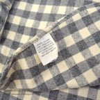 1990's LLBEAN SMALL BLOCK PLAID CHAMOIS CLOTH SHIRT... 151/2