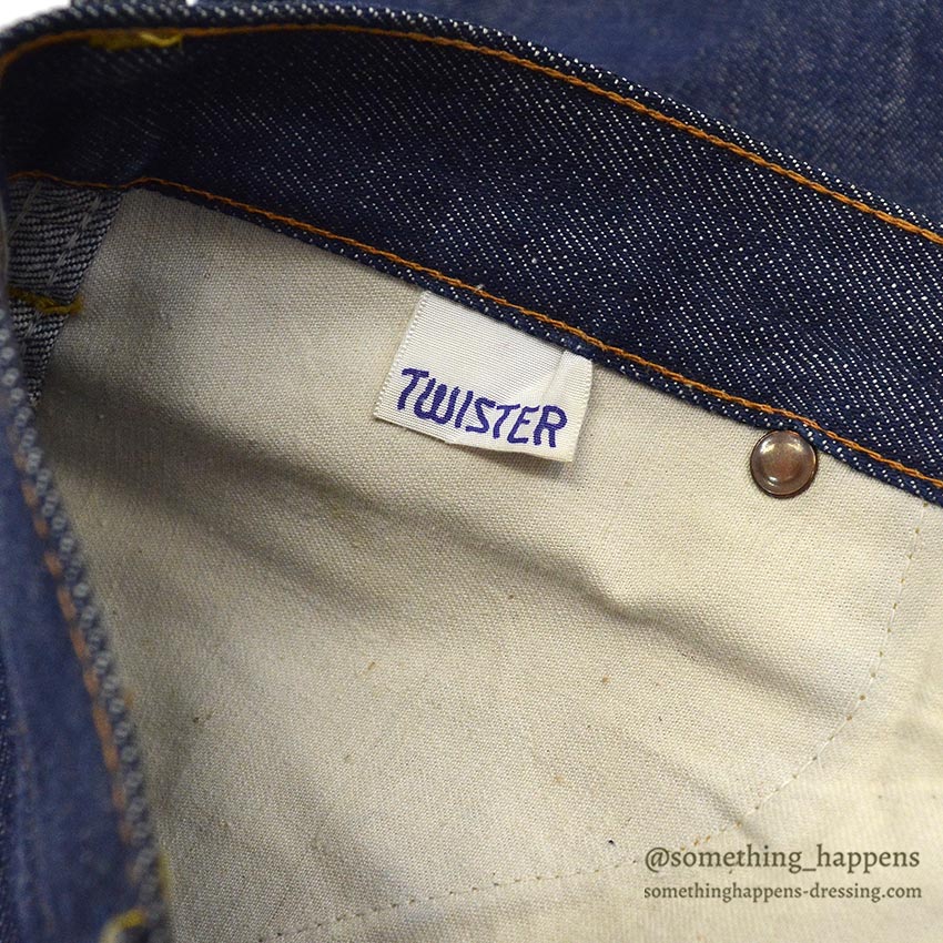 1960's TWISTER 5POCKET DENIM PANTS...W34/L30