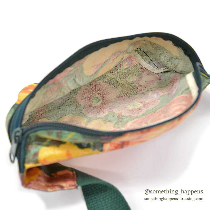1990's NORDIC HOUSE DESIGNS FLORAL PATTERN FANNY PACK...