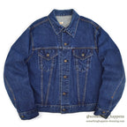 1970's Levi's 70505-0217 DENIM JACKET / INDIGO... Fits like 46