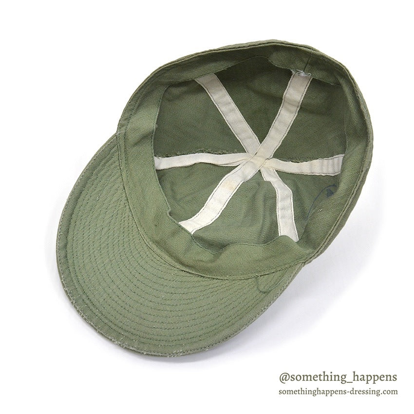 1940's U.S.ARMY AIR FORCES A-3 HBT CAP ... 約59cm