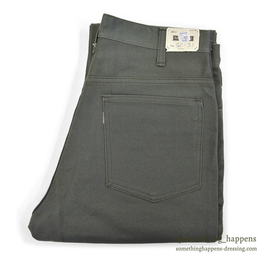 1960's DEADSTOCK LEVI'S 518 COTTON TWILL PANTS / IRREGULAR ... W32/L30