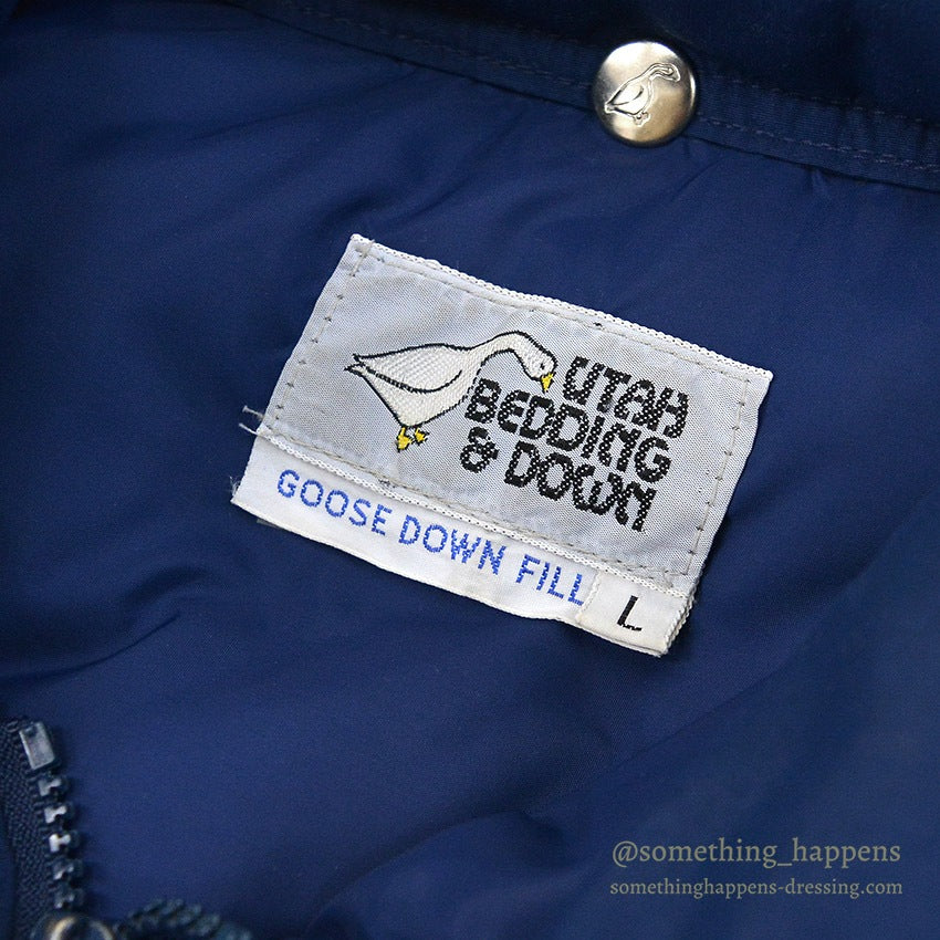 1980's UTAH BEDDING & DOWN /GORE-TEX DOWN JACKET ... L