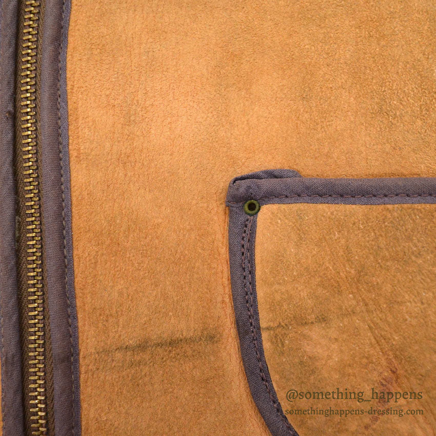 1960's MOUTON SHEARLING VEST...