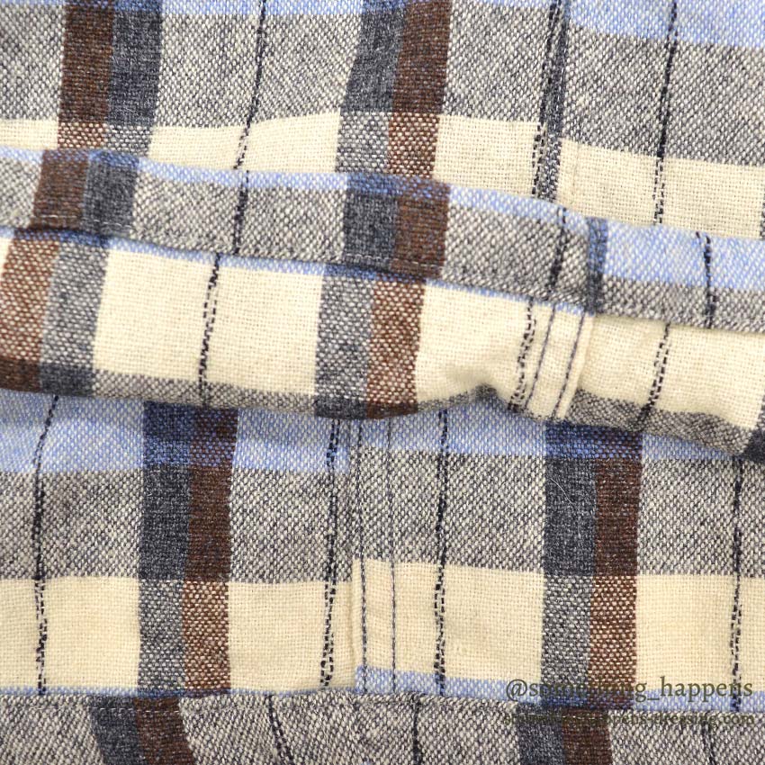 1950's McGREGOR PLAID WOOL SHIRT...ML