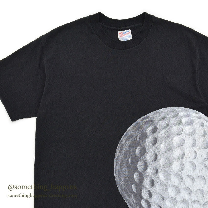 1990's HANES GOLF BALL ART T-SHIRT... L
