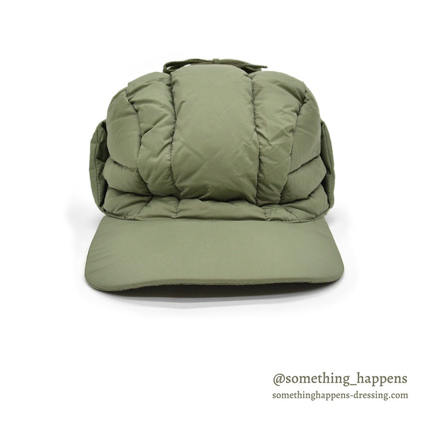 1960's EDDIE BAUER DOWN CAP / OLIVE...S