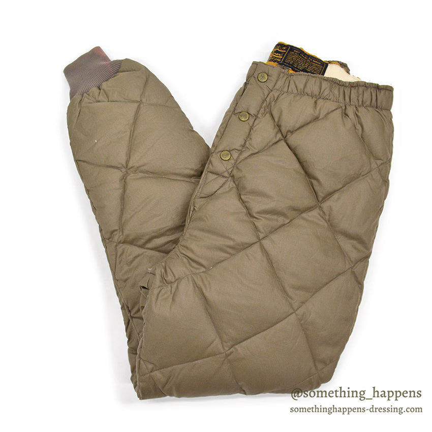 1980's EDDIE BAUER QUILTING DOWN PANTS ...
