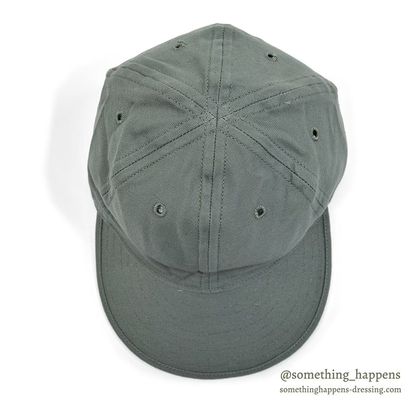 1960's DEADSTOCK USAF CAP, UTILITY, MAN'S COTTON SATEEN SAGE GREEN 1 ... 71/2