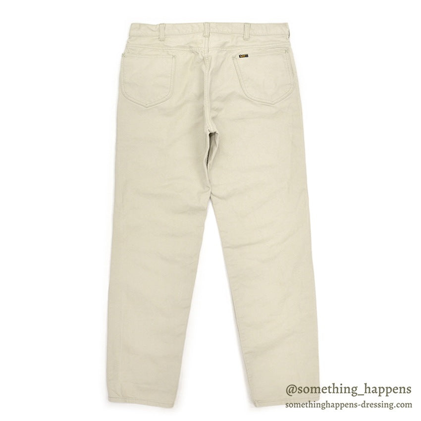 1960's~ Lee Leens ALL COTTON TWILL PANTS / ONLY WASHED ONCE ... W34/L34