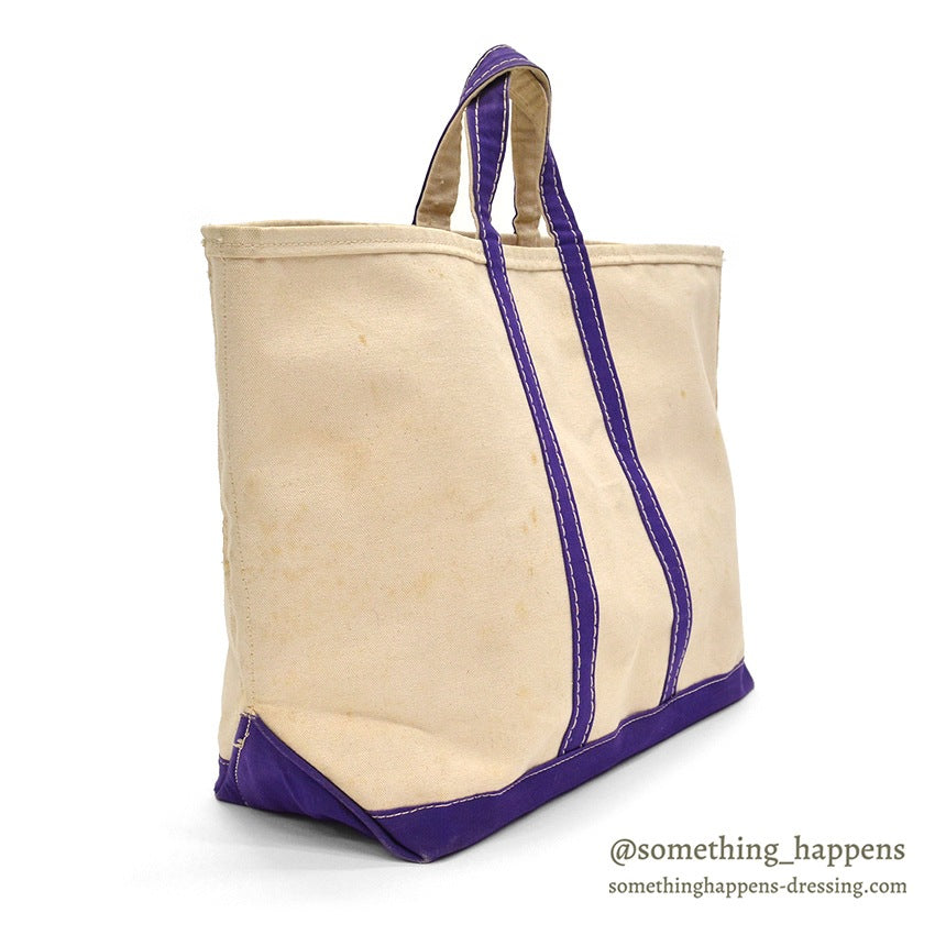 ~1980's L.L.BEAN BOAT AND TOTE / PURPLE ...