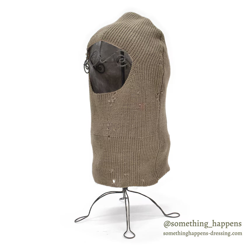 c.1940 OLD KNIT BALACLAVA ...