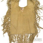 1970's GALLAGHERS SUEDE LEATHER FRINGE PONCHO...S