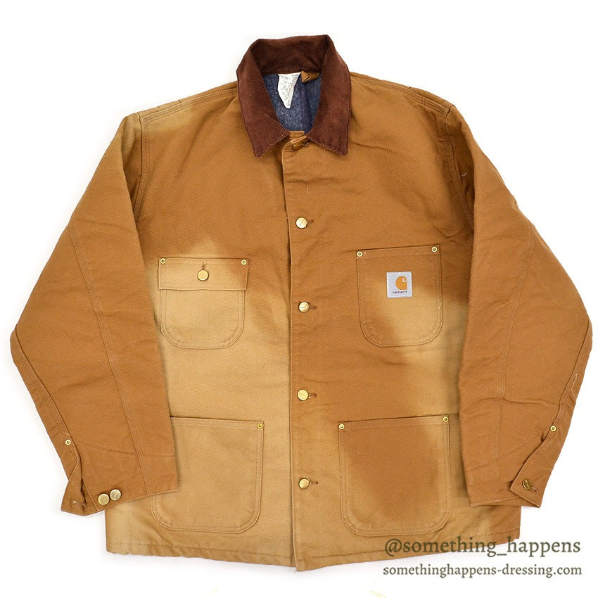 1990's DEADSTOCK CARHARTT DUCK COVERALL BLANKET LINED / WITH HOOD ... 46
