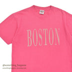 1990's ONEITA BOSTON T-SHIRT / PINK... L