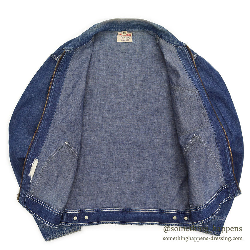 ~1960's BURLINGTON TYPE 91-B DENIM JACKET ... 40