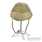 ~1990's ORVIS WIDE BILL FISHING CAP / NECK FLAP ... L