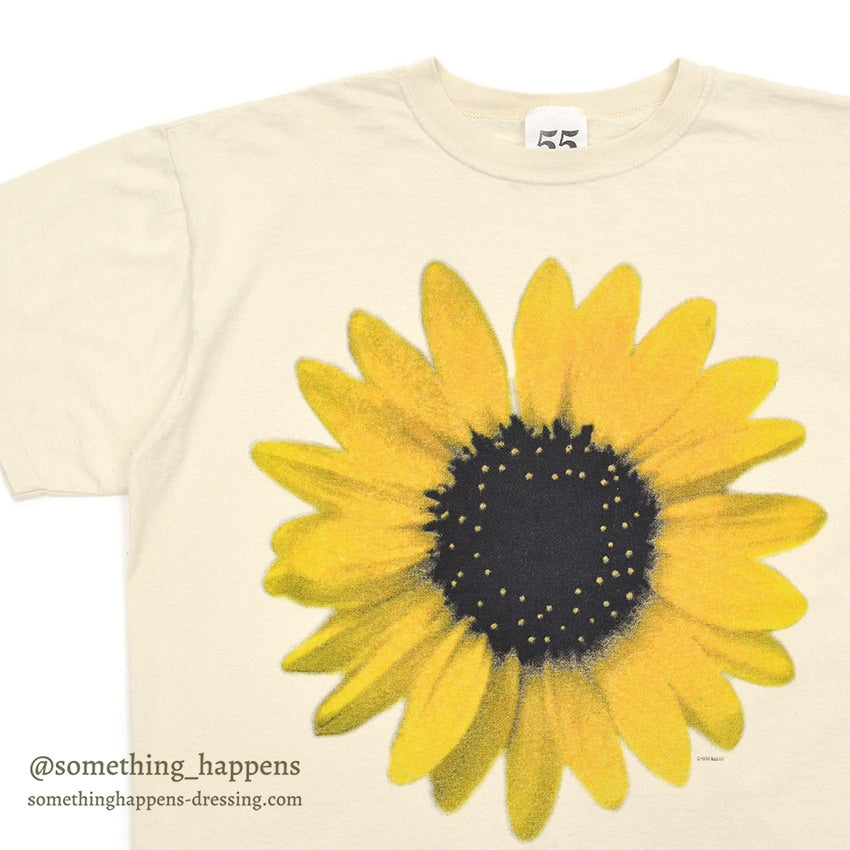 1990's 55 NEW ST. SUN FLOWER T-SHIRT...