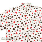 1990's SAHARA CLUB POLKA DOTS S/S SHIRT ... M