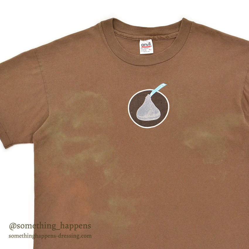 1990's anvil HERSHEY'S CHOCOLATE T-SHIRT...L
