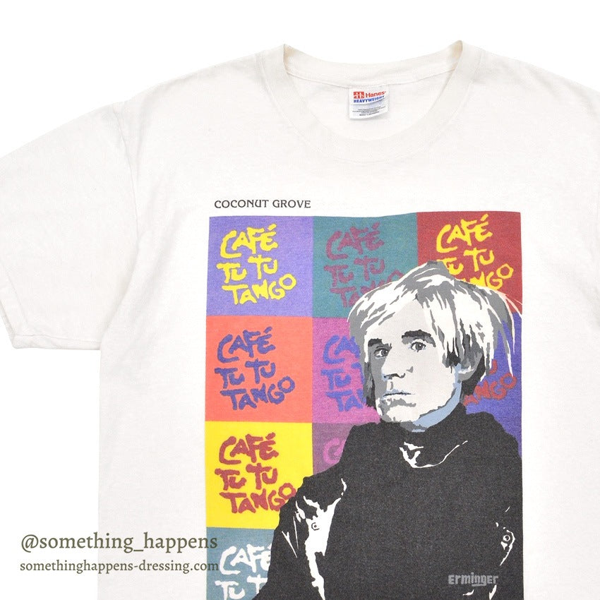 1990's HANES CAFE TU TANGO ANDY WARHOL INSPIRED T-SHIRT ... L
