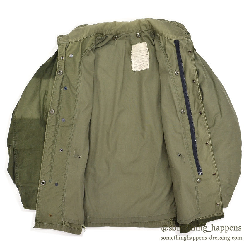 1980's~ M-65 FIELD JACKET ALPHA INDUSTRIES INC. / CRAZY PATTERN... MR