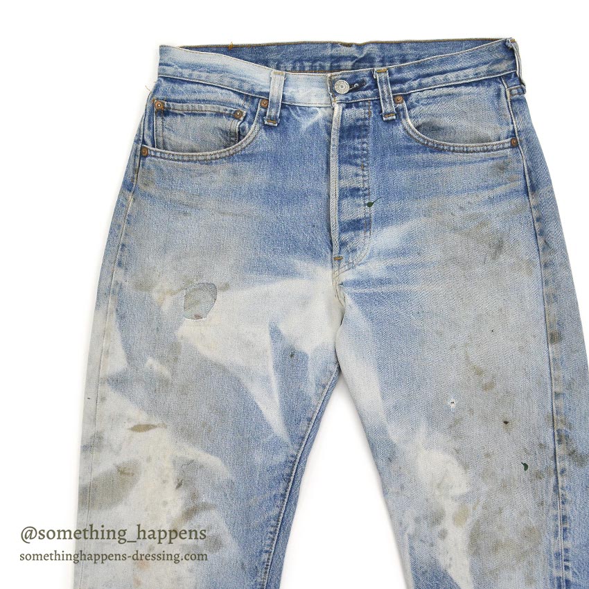 1970's Levi's 501 66 LATE / SUN FADED ... W31/L30