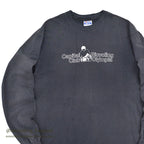 1980's~ HANES CAPITAL BICYCLING CLUB OLYMPIA L/S T-SHIRT / CUSTOMIZED POCKETS ... XL