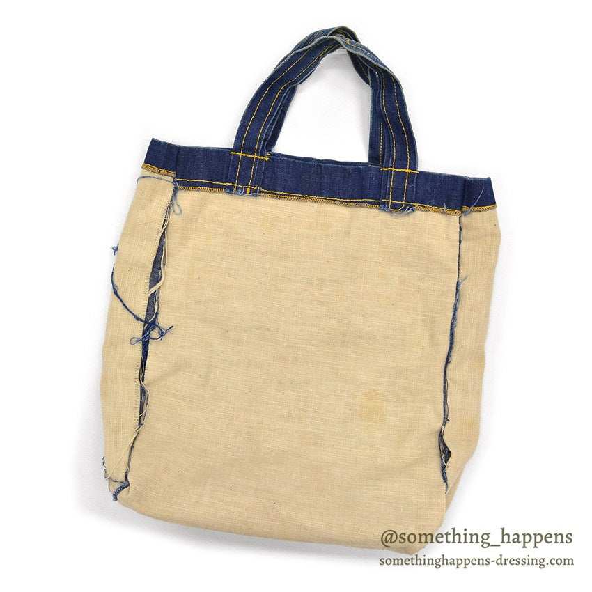1960's~ Am. Legion Aux. Unit195 EMBROIDERY DENIM BAG ...