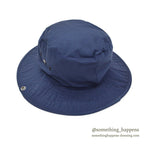 1980's DEADSTOCK COLUMBIA TECHNICLOTH SUN HAT / NAVY ... L