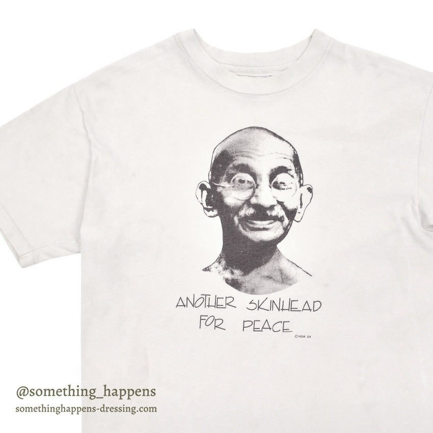 1990's HANES GANDHI PRINT T-SHIRT...M