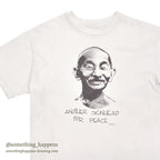 1990's HANES GANDHI PRINT T-SHIRT...M