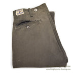 1940's CAN'T BUST'EM WW2 BLACK FRISCO PANTS / CROPPED ... W32