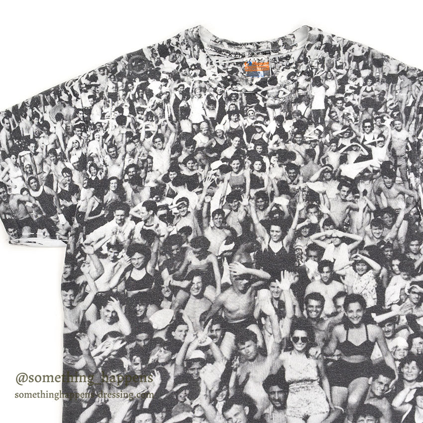 1990's HANES GEORGE MICHAEL ALL OVER PHOTO PRINT T-SHIRT ... XL