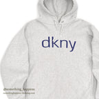 1990's DKNY JEANS TYPE REVERSE WEAVE SWEAT PARKA ...