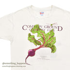 1990's HANES BEET PRINT T-SHIRT...L